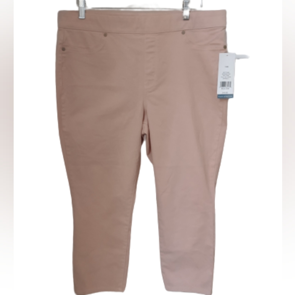 Capri Pants Belk New directions May pink Pull On 14 - Picture 9 of 9